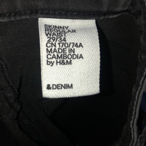 Off Black H&M Jeans - Picture 3 of 3